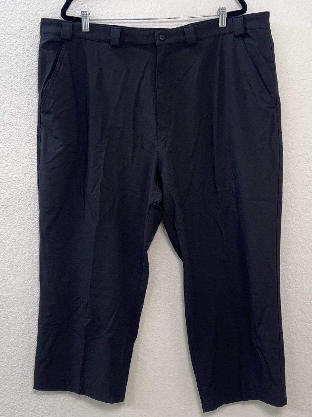 DULUTH TRADING CO Mens 46x34 Black Stretch Nylon Utility PANTS Outdoor Workwear